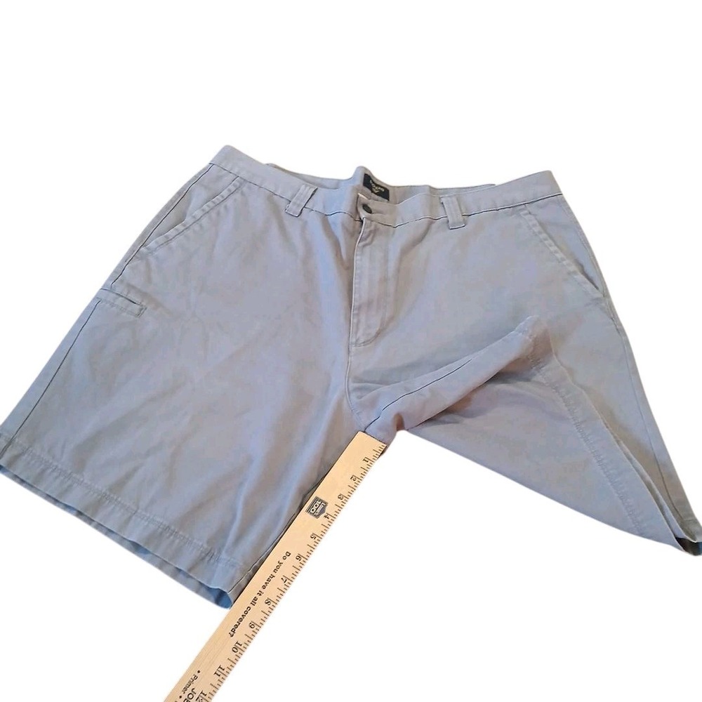 Dockers Wrangler Lot of 2 Pairs Men's Gray Khaki Shorts Sz W42 & 42 Cotton READ - Picture 10 of 16
